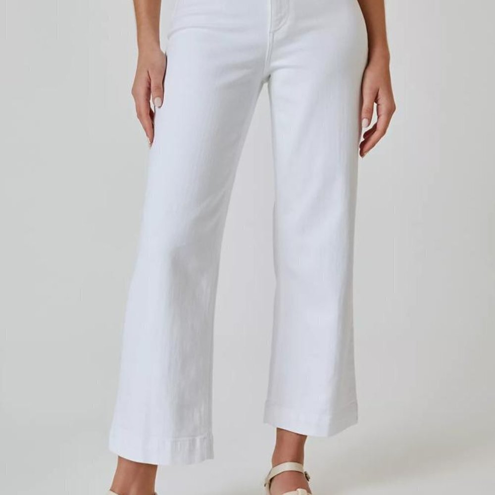 NWT Paige Nellie Mid-Rise Cropped Culottes